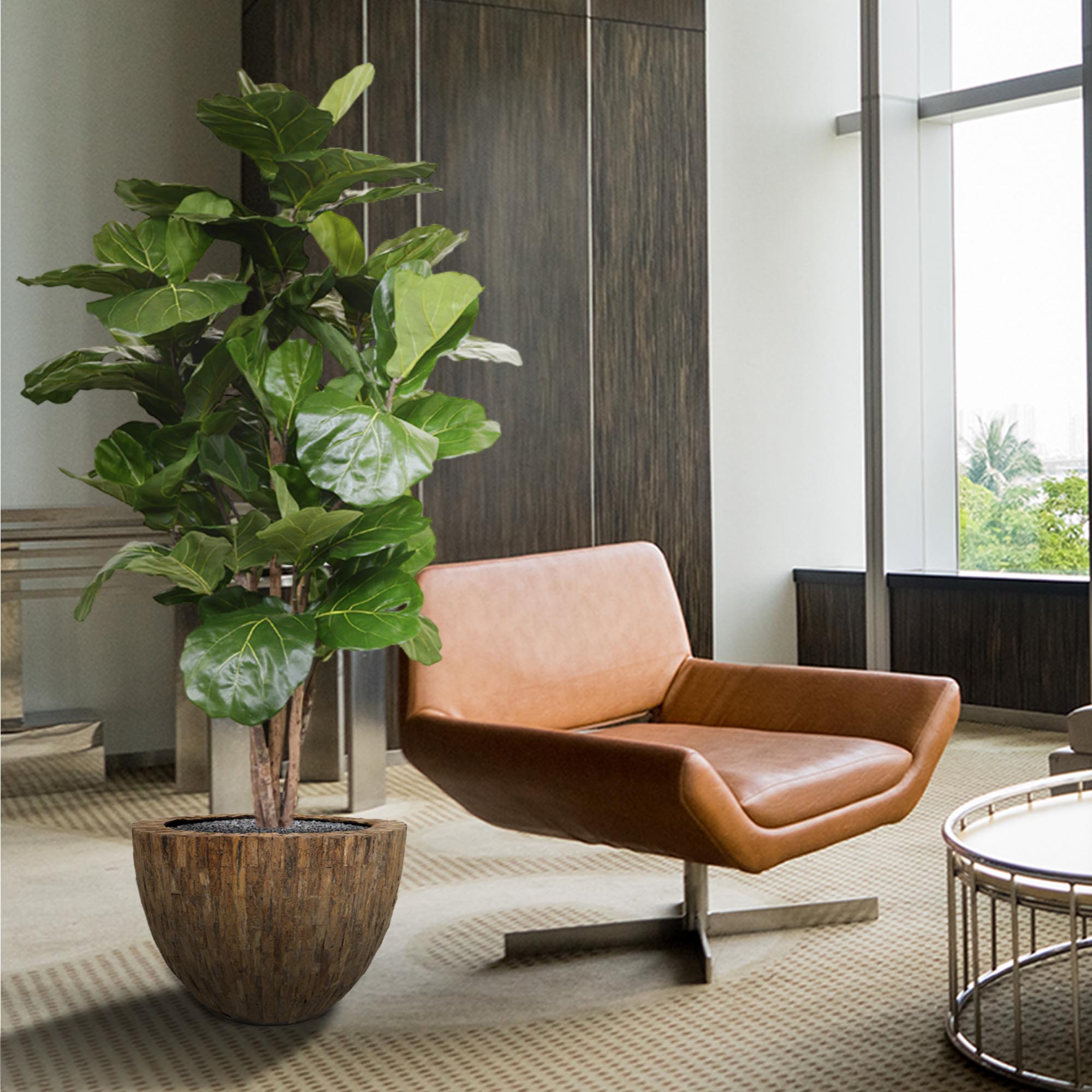 Oak Giant Deluxe 300cm FR Maxifleur Artificial Plants